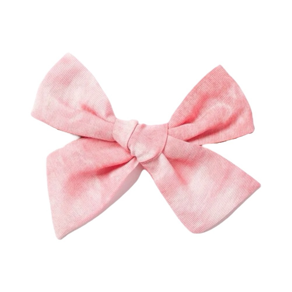 Little Poppy Co Pink Tie Dye Birthday Bow Clip